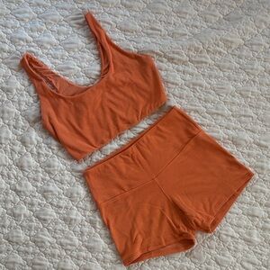 Vibrant Orange Activewear Set